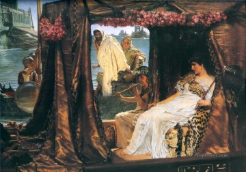 アントニーとクレオパトラ ロマンティック サー・ローレンス・アルマ・タデマ Oil Paintings